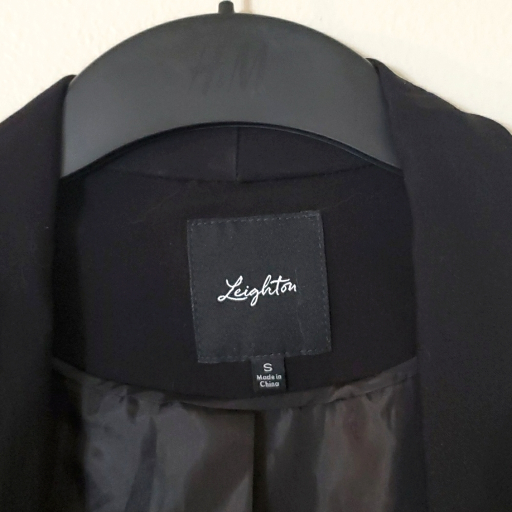 Leighton Open Blazer Rouched 3/4 sleves Size S - Picture 2 of 7
